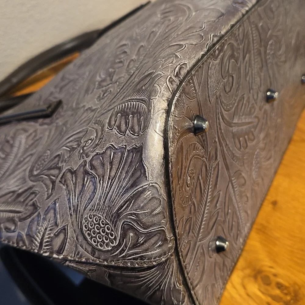 Borse in Pelle Embossed Genuine Leather bag‎